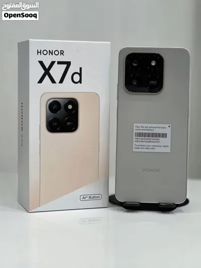 هونور X7d مشغل فقط بالكرتونة 256 جيجا 16 رام متوفر توصيل وهدايا 3