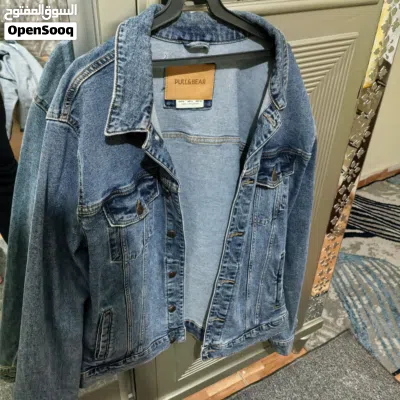 جاكيت جينز pull & bear بحال الوكالة xl 4