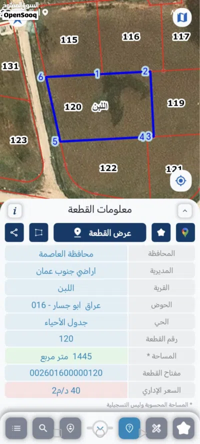 ارض للبيع اراضي جنوب عمان 2