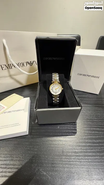 Emporio Armani Women’s Watch original full set كامل المرفق ساعة اصليه إمبوريو أرماني نسائية 3