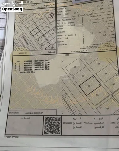 يوجد لدي اراضي سكنية للبيع في ولاية صحار 3