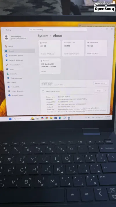 لابتوب hp استعمال قليل 2