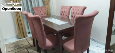 غرفه سفره مودرن عموله ونيش عموله 6 كراسي كابوتينيه 4