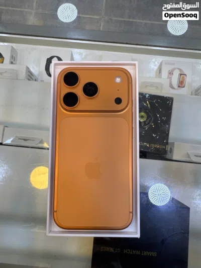 iPhone 17 pro 256Gb وارد الشرق الأوسط غير مستخدم نهاياً ولا شحنه مشحون فقط مفتوح من الكروتونه 3