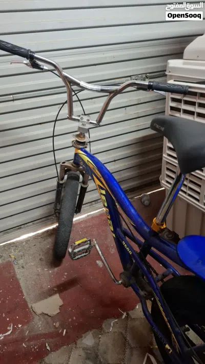 سيكل كوبرا BMX بالون الأزرق مقاس 20 سليم ما يعاني من شي التوصيل مجاني 4
