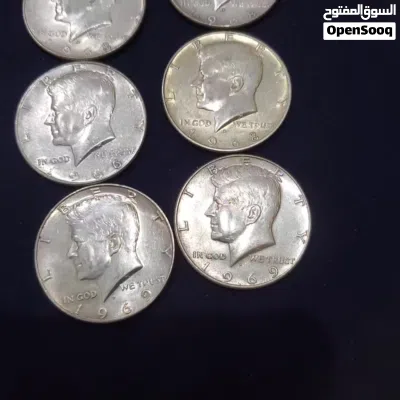 دولارات امريكيه قديمه فضه مخلوط 4