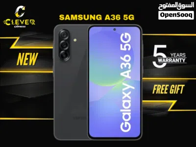 متوفر الان سامسونج A36 بافضل سعر//SAMSUNG A36 5G (256GB) NEW 4