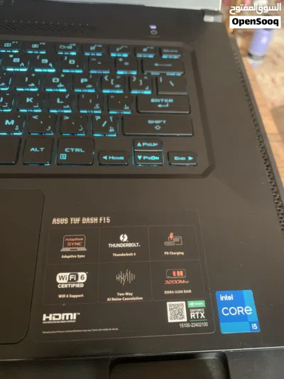 جهاز asus tuf dash f15 للالعاب 2