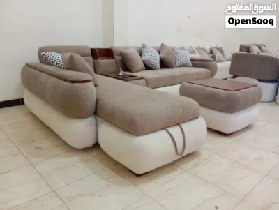 ركنة مودرن فاخرة خشب زان بالكامل + قماش مستورد تصميم يخطف الأنظار 2