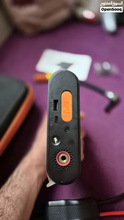 مشغل السيارة وتعبئة الاطارات من Porodo بسعة 8800 mAh 3