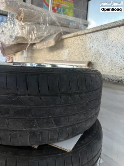 جنط 17 شبه جديد مدهون جديد الموقع مرج الحمام بقرب من المدارس العقيق السعر350 3