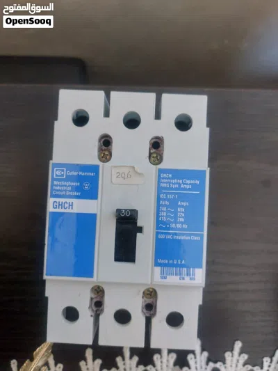 قواطع كهرباء3,ABB فاز شنايدر،ووستنجهاوس عدد الكترونيABB 3