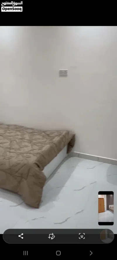 شقه للايجار الشهري ول أسبوعي غرفه وحمام ومطبخ تحضيري اليجار شامل مايه وكهرباء واي فاي 4