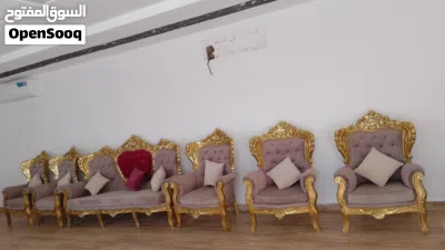 Egyptian set and another sofa set أثاث مصري راقي وجلسة داخلية 2