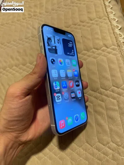 آيفون 14 بلس كفاله نضافه 100/100 بطاريه 97 3
