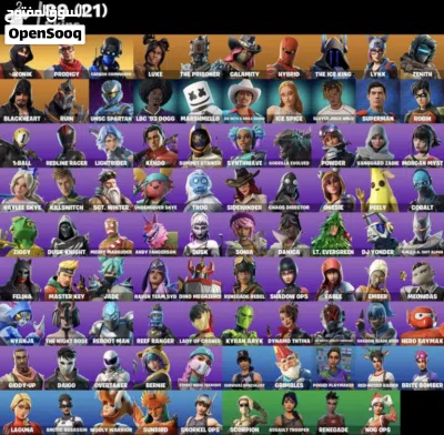 اوفر حسابات فورت نايت بأسعار ما تحصلها في السوق و بجوده عاليه عينك عالوصف 3