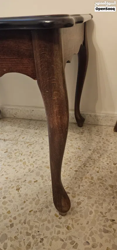 طاولة غرفة معيشة ، جلوس خشب للبيع 4