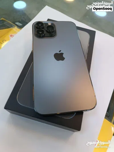 IPHONE 13 PRO MAX ( 128GB ) USED /// آيفون 13 برو ماكس ذاكرة 128 مستعمل وكاله 4