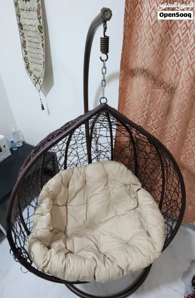 1-seater swing chair , hanging swing chair with cushion 3