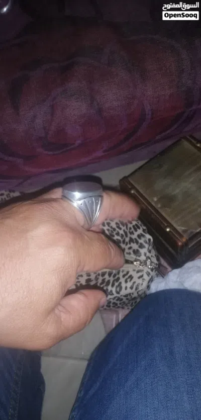 خاتم فضة رجالي تفصيل خاص 4