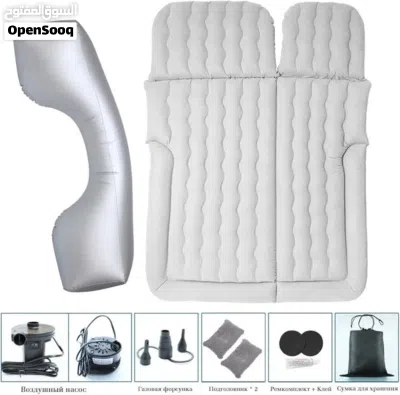 portable car air mattress is designed to turn your vehicle's backseat into a sleeping space 2