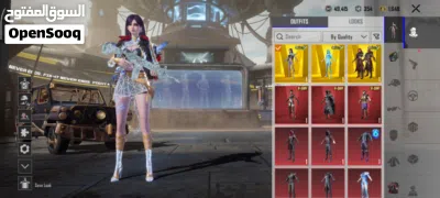 **حساب نوادر القبطان والمطافي** والكروم مستوى المجموعة 71 ببجي موبايل pubg mobile 2 اسلحة مكس MAX 3