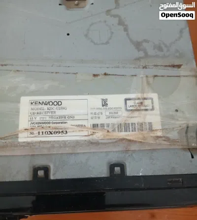 مسجل kenwood آصلي دسكات و USB و AUX 2