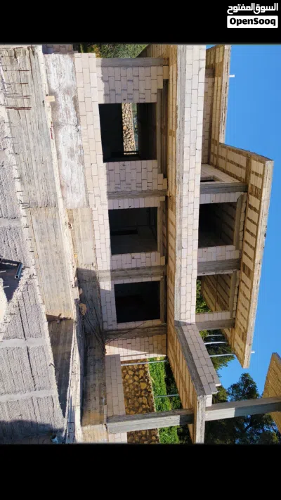 قطعه ارض 4دونمات عليها شاليه عضم للبيع موقع جميل وهادئ و اطلالة رائعه 3