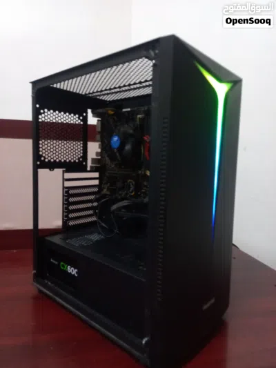 الحقق كومبو قطع بيسي i5 9400f MOTHERBOARD TUF H310M-PLUS GAMING مبرد هوائي كيس بورسبلاي 600W 320GB 2