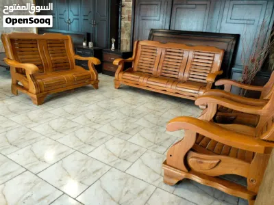 طقم كنب 7 مقاعد ثقيل و فخم جداً (( يصلح داخل المنزل أو خارجه 4