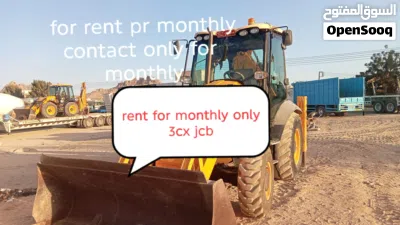 for rent 3cx jcb pr month. 3