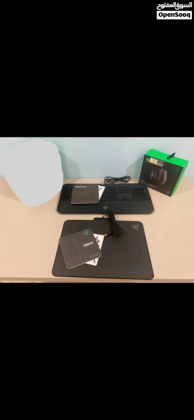 للبيع كيبورد ريزر مع ماوس ريزر مع ماوس باد ريزر Razer death stalker 3