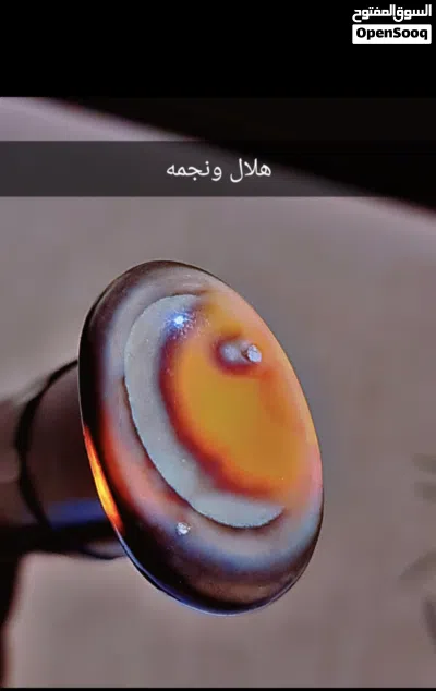للبيع حجر سليماني هندي مصور أشكال واضحه 3