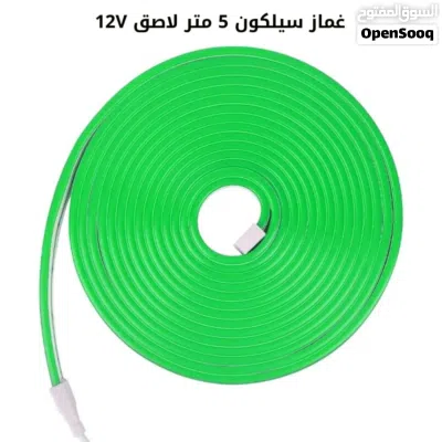 لي زينة اخضر للسيارت سيلكون 5متر لاصق v12 2