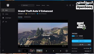 حسابEpic Gamesلُقطةوخام (مش ملموس)و في gta5 + Red Dead Redemption 2+في كاش و تقدر تشتري اي لعبة100$ 3