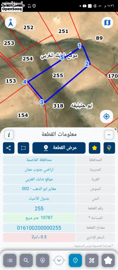 ارض استثماريه للبيع بسعر لقطه اقل من التخمين تصلح لمزرعه أو حظيره اغنام أو للاستثمار الطويل 3