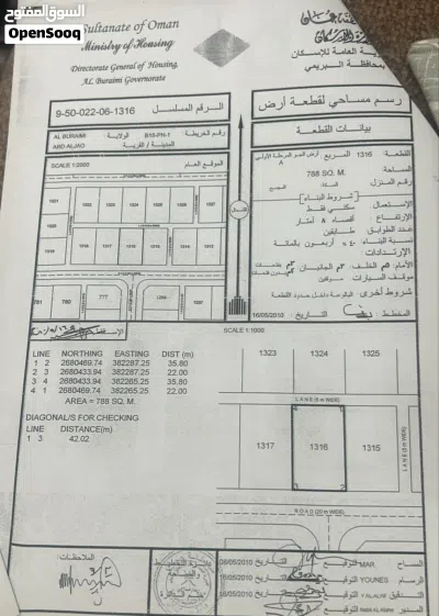 أرض سكنية مميزة في أرض الجو في البريمي. فرصة لبناء منزل للعائلة في موقع مليء بالخدمات 3