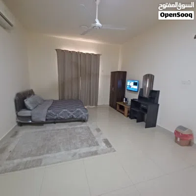 المعبيله الثامنة & والمعبيلة حي الشروق شارع النور غرف مفروشة بدورة مياة خاصة للإيجار يومي اسبوعي 2