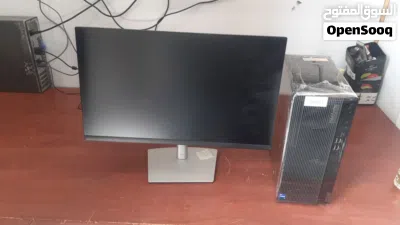 لينوفو كور i7 جيل 13 ويندوز 11اصلي مع شاشة 24بوصة ديل مع كيبورد وماوس كفالة 3شهور 3