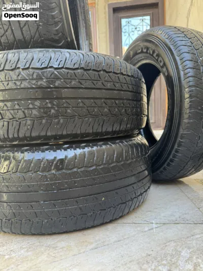 اطارات برادو شركة مستعمل دنلوب 2