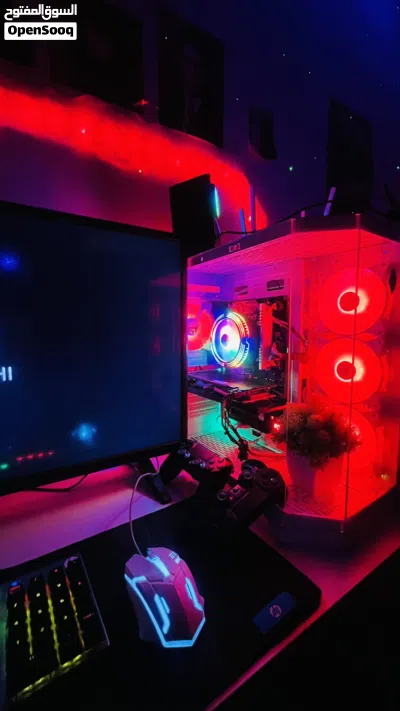 Pc جديد سعر 450 مستخدم فقط اسبوع بيسي للالعاب والدراسه والعمل اداء جميل ومتوافق تفاصيل بالوصف 2