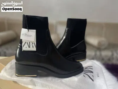 بوت نسائي ZARA مستعمل مرة بس للبيع 3