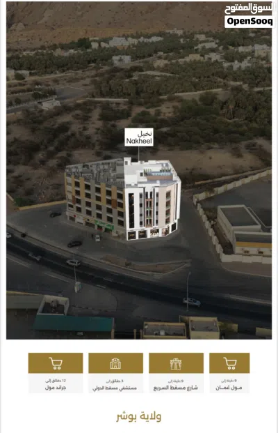 محل تجاري استثماري في موقع حيوي – في مشروع تثمير الجديد (نخيل T51 ) في قلب بوشر 2