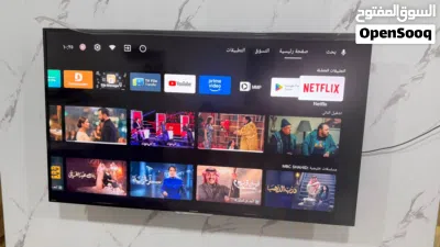 تلفزيون شارب سمارت 50 بوصة 4K أندرويد بالكرتونة الأصلية - بحالة الوكالة 4