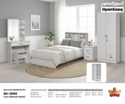غرفة نوم مفردة من ماليزيا 90x190 Single Bedroom Bet From Malaysia 90x190 3