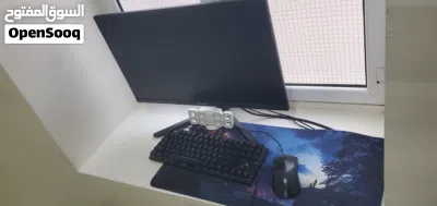 للبيع كمبيوتر ألعاب ومونتاج جبار (جيل 14 حديث) متكامل مع شاشة 180Hz - بكامل كراتينه 3