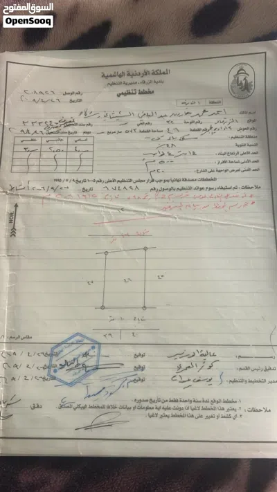 أرض للبيع في الزرقاء منطقه حيويه قربالاتستراد 3