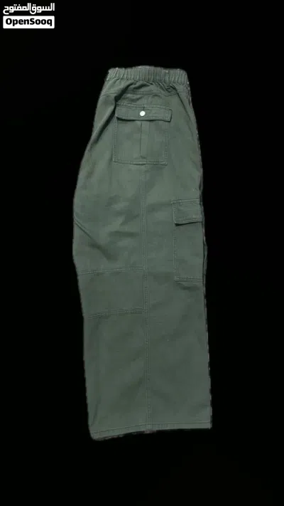 Baggy Dark green cargos pants 2
