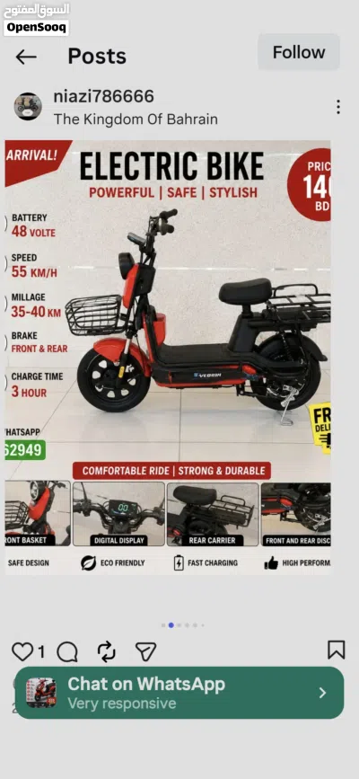 Electric scooter for 3