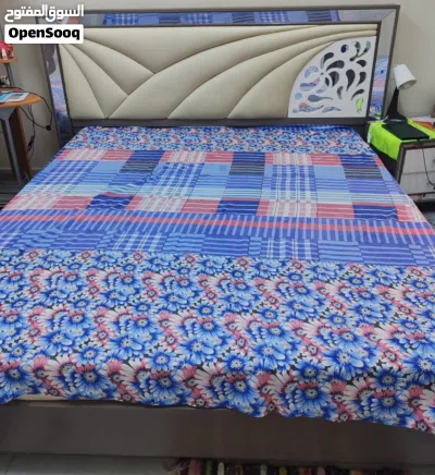 King Size bed with RAHA mattress,Wardrobe and 2 side tables & Dressing Table with Center table. 3